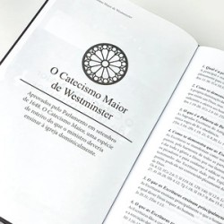 Bíblia de Estudo - Símbolos de Fé Westminster | NVI | Capa Dura Preta